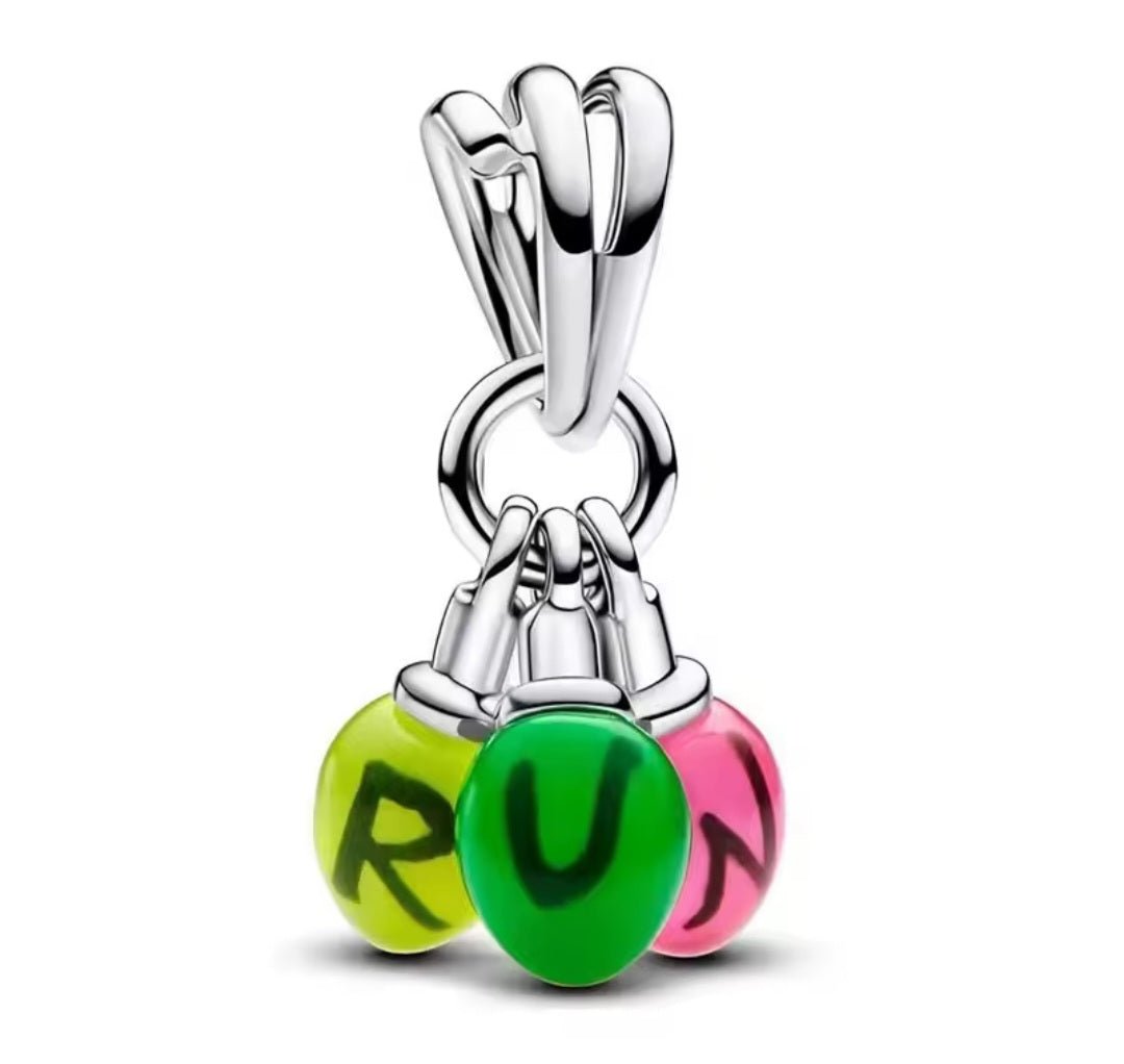 Sterling Silver Stranger Things RUN Charm - Enchanting Charms