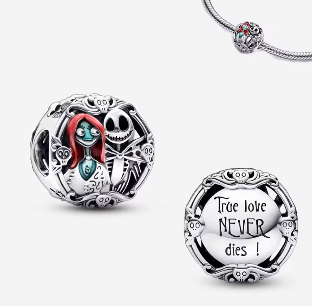 Sterling Silver The Nightmare Before Christmas Charm - Enchanting Charms