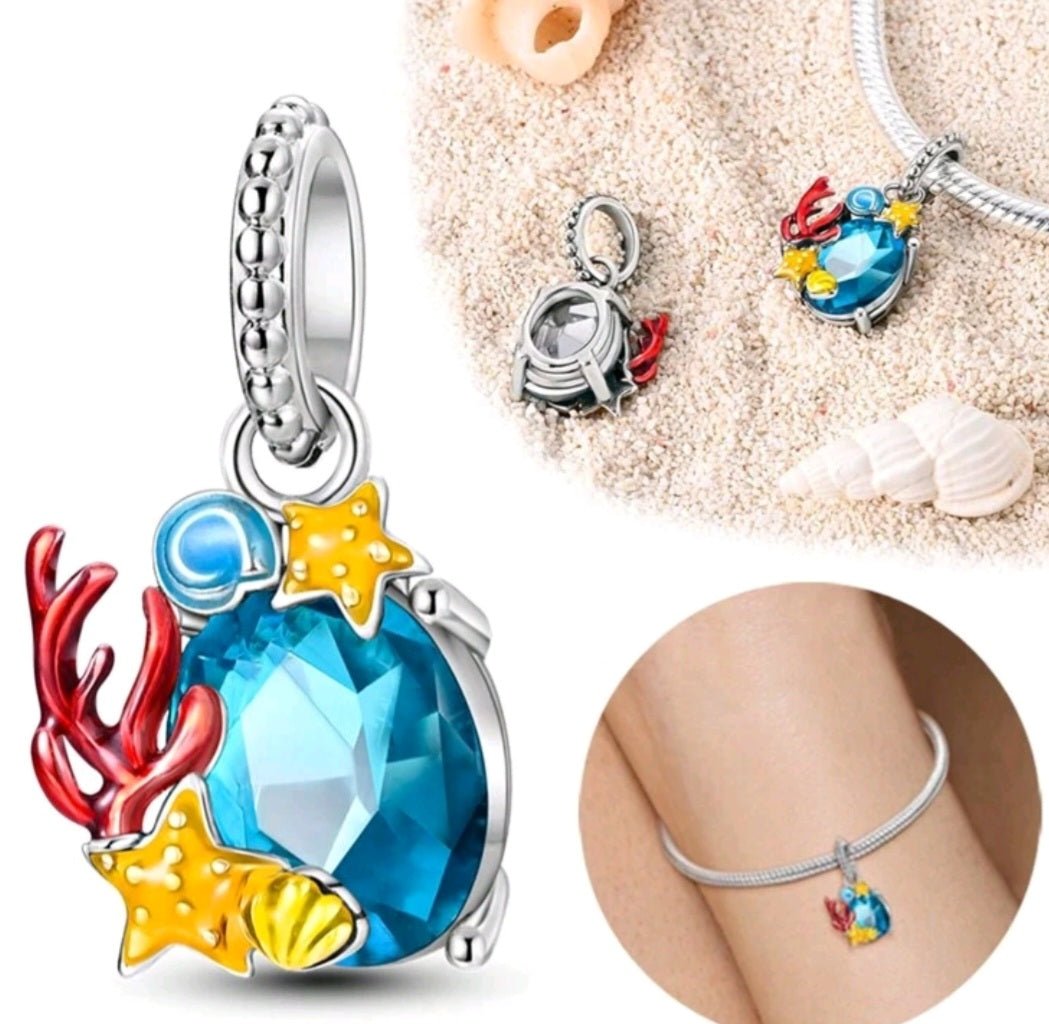 Sterling Silver Under The Sea Charm Charms - Enchanting Charms