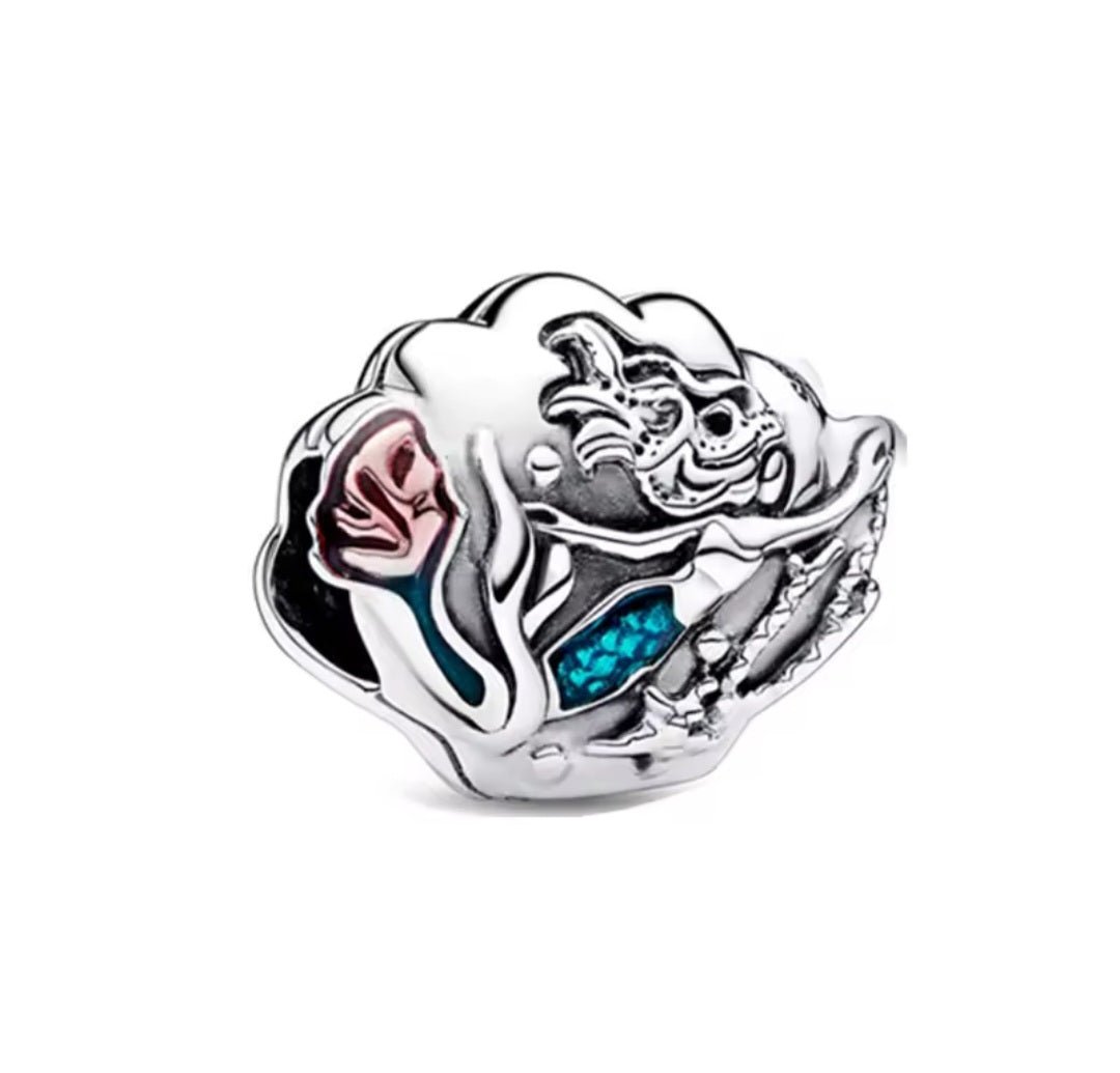 Sterling Silver Under The Sea Shell Charm - Enchanting Charms