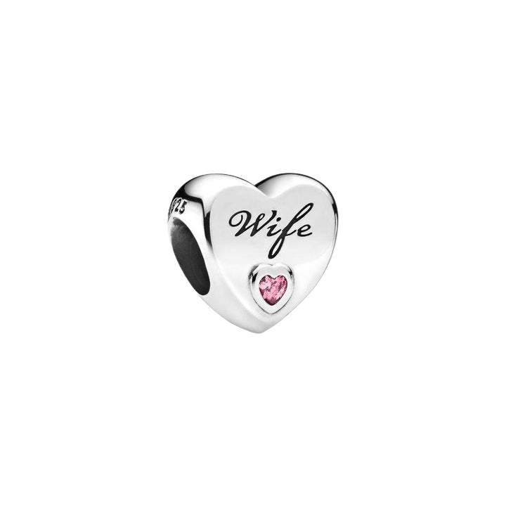 Sterling Silver Wife Charm - Enchanting Charms