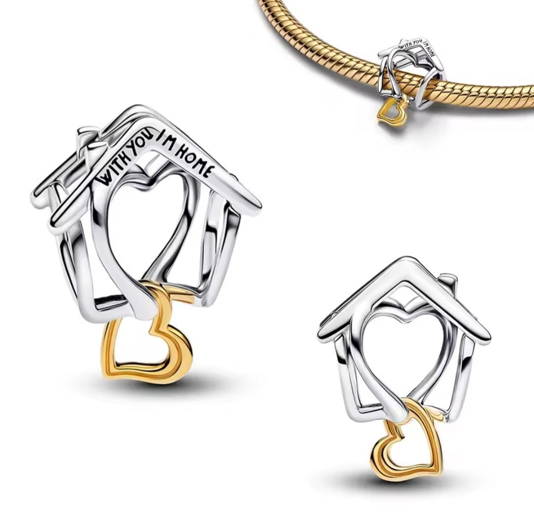 Sterling Silver With You I'M Home Charm - Enchanting Charms