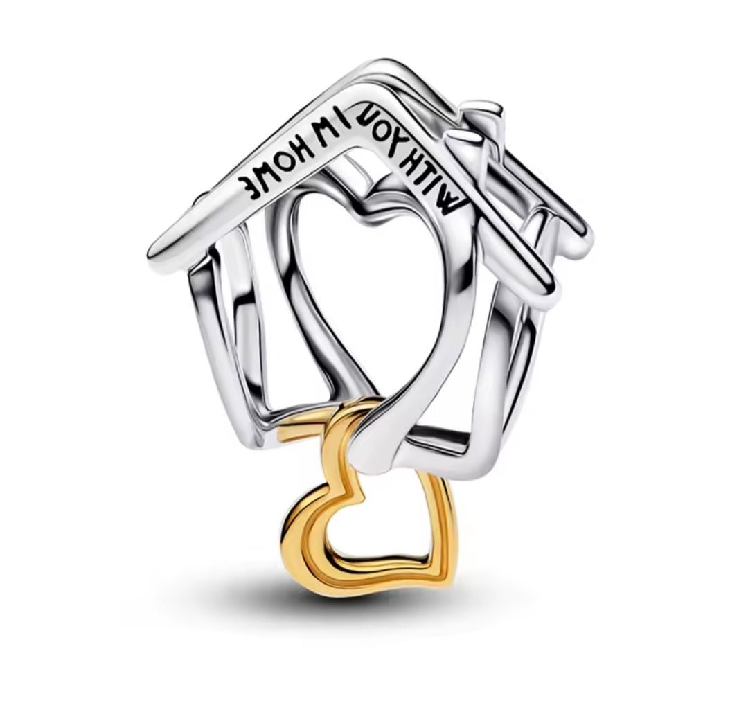 Sterling Silver With You I'M Home Charm - Enchanting Charms