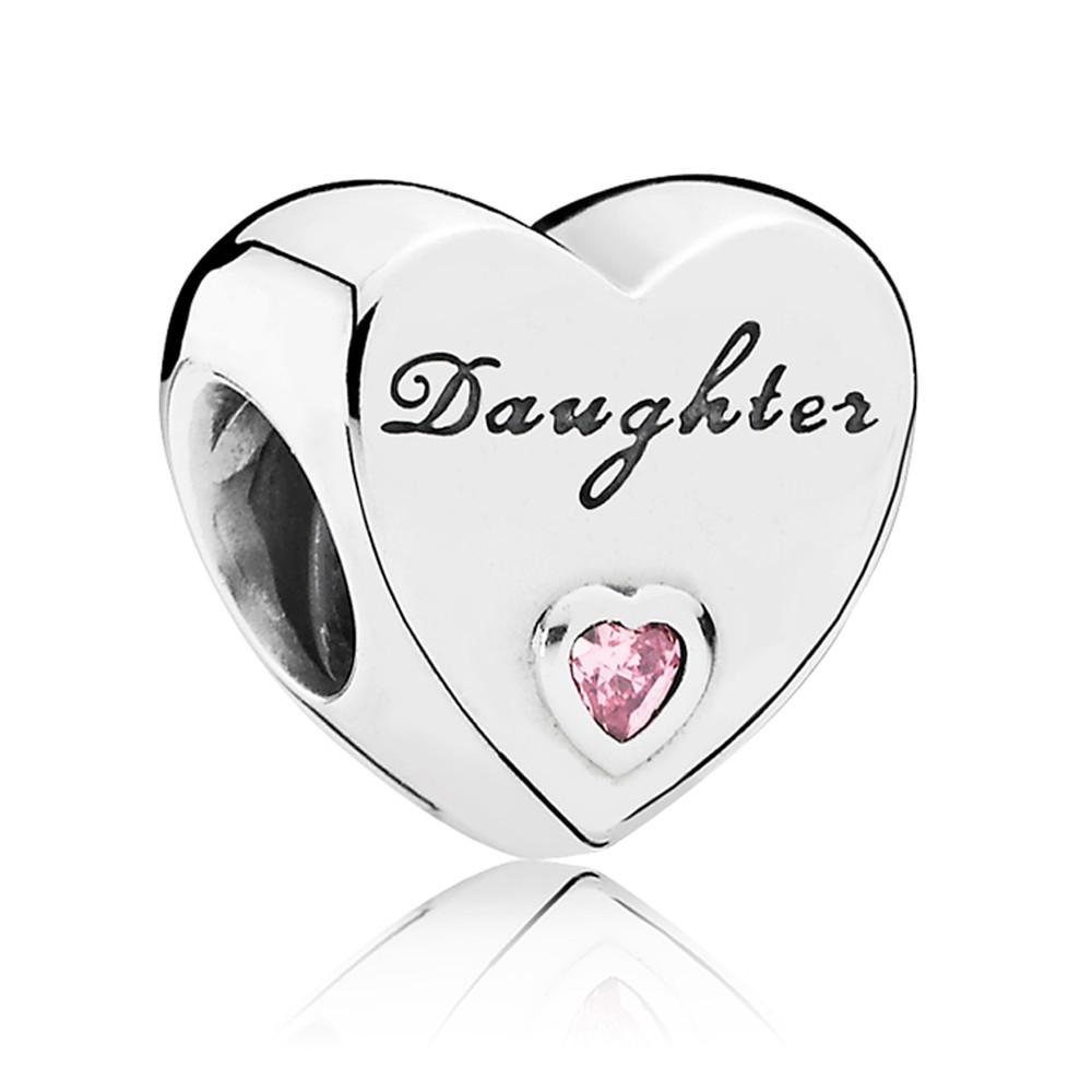 Sterling Silver Daughter  Charm