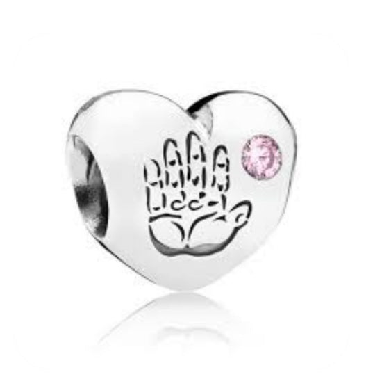 Sterling Silver It's A Girl Charm - EnchantingCharms
