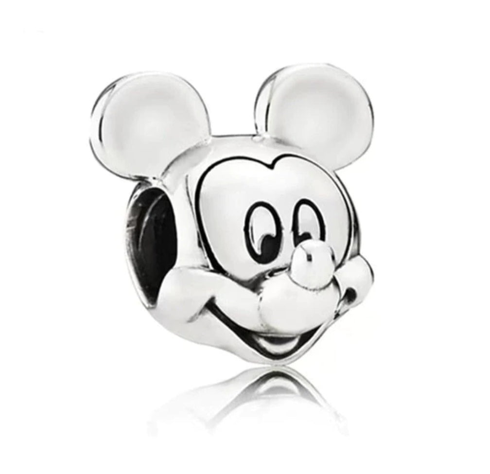 Sterling Silver Mickey Mouse Charm - EnchantingCharms