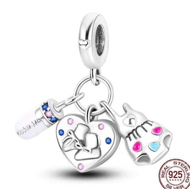 Sterling Silver My Little Baby Charm - EnchantingCharms