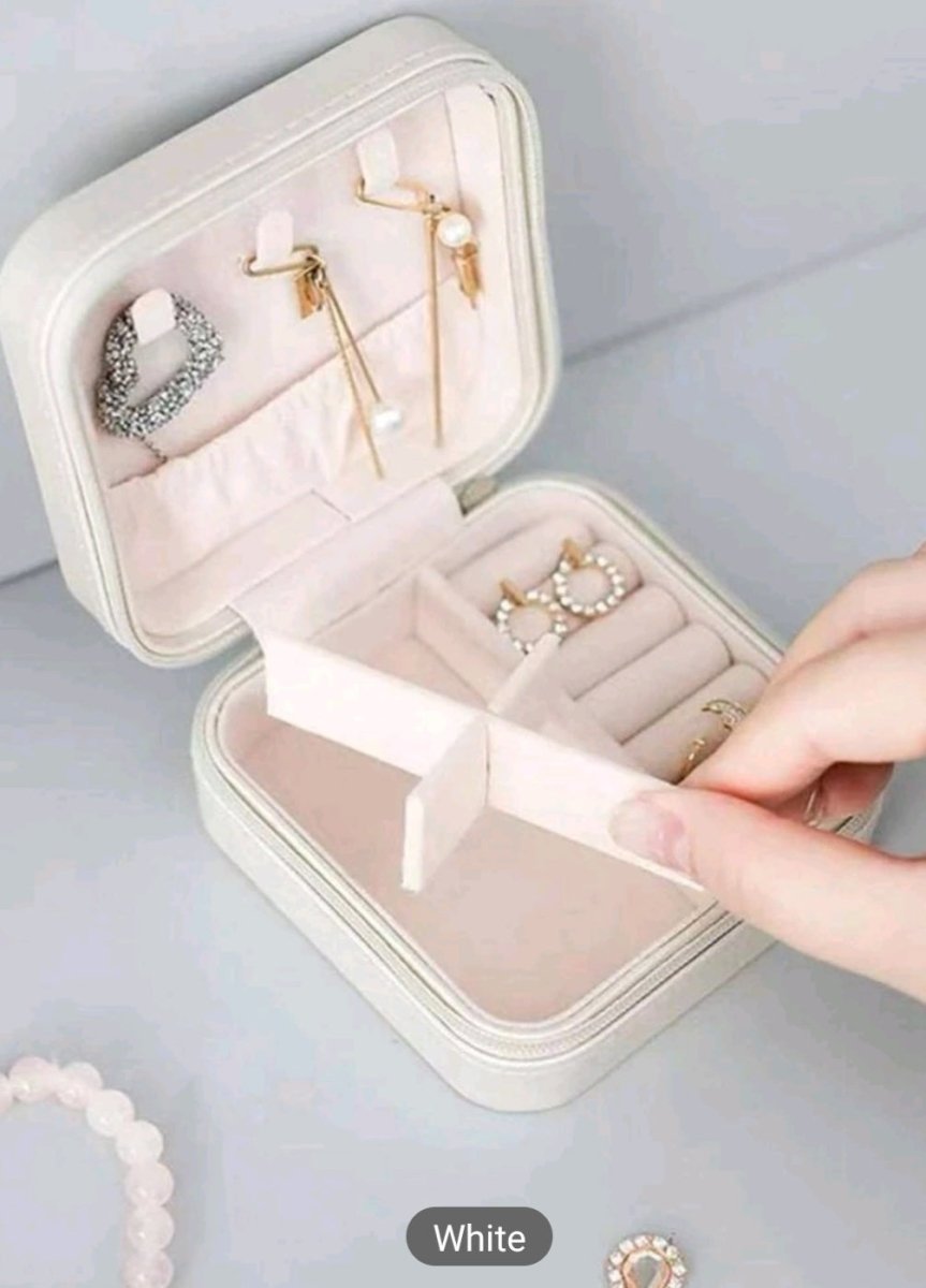White Square Jewellery Box - EnchantingCharms